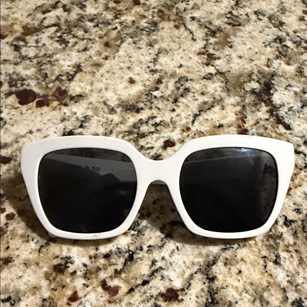 Authentic Celine White and Black Sunglasses - Picture 2 of 8